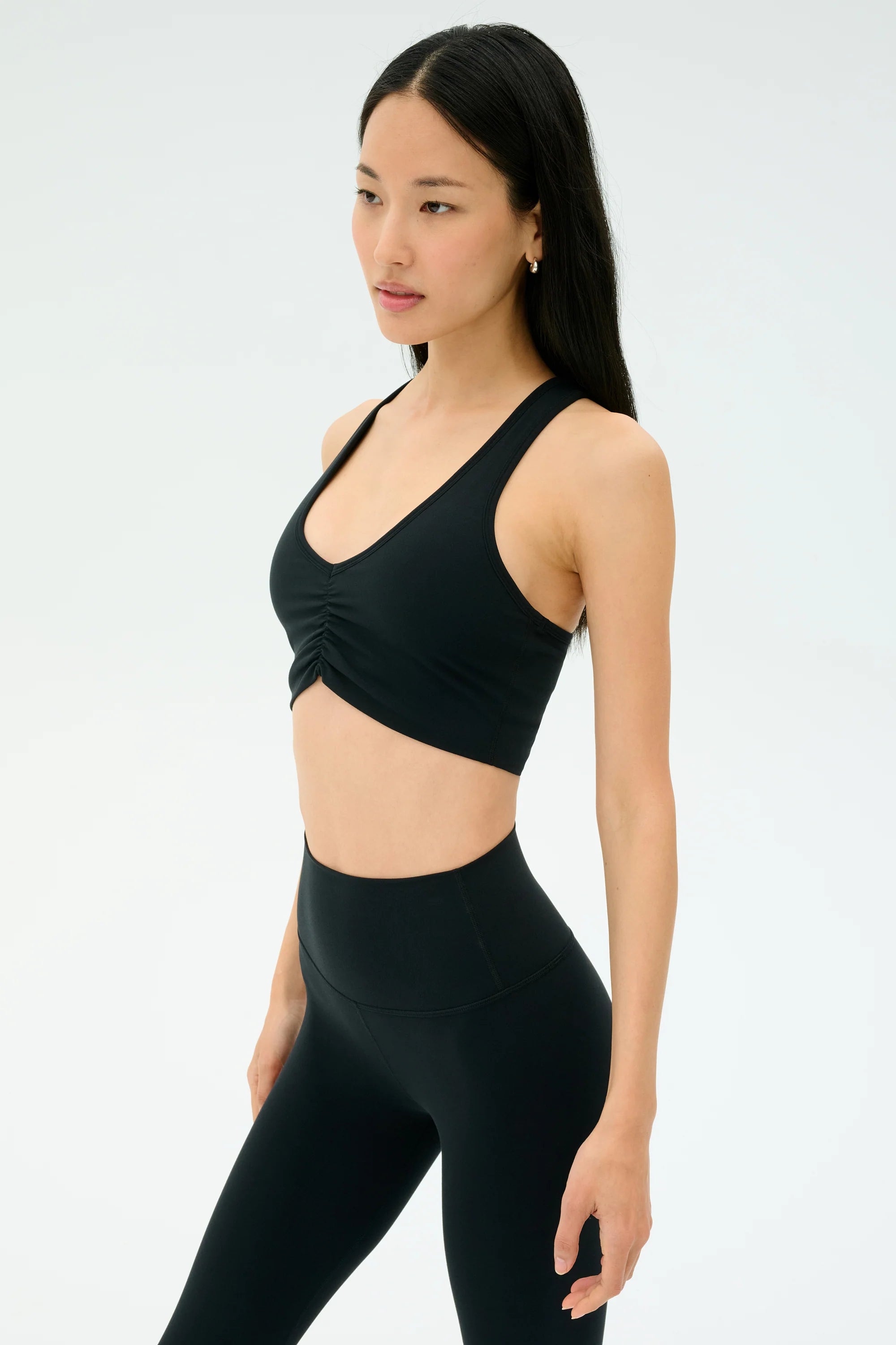 Airweight Bra with Ruching | Black
