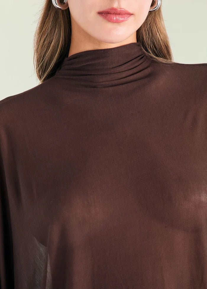 Swan Maxi Dress | Espresso