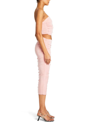 Seroya Julia Midi Skirt | Powder Pink