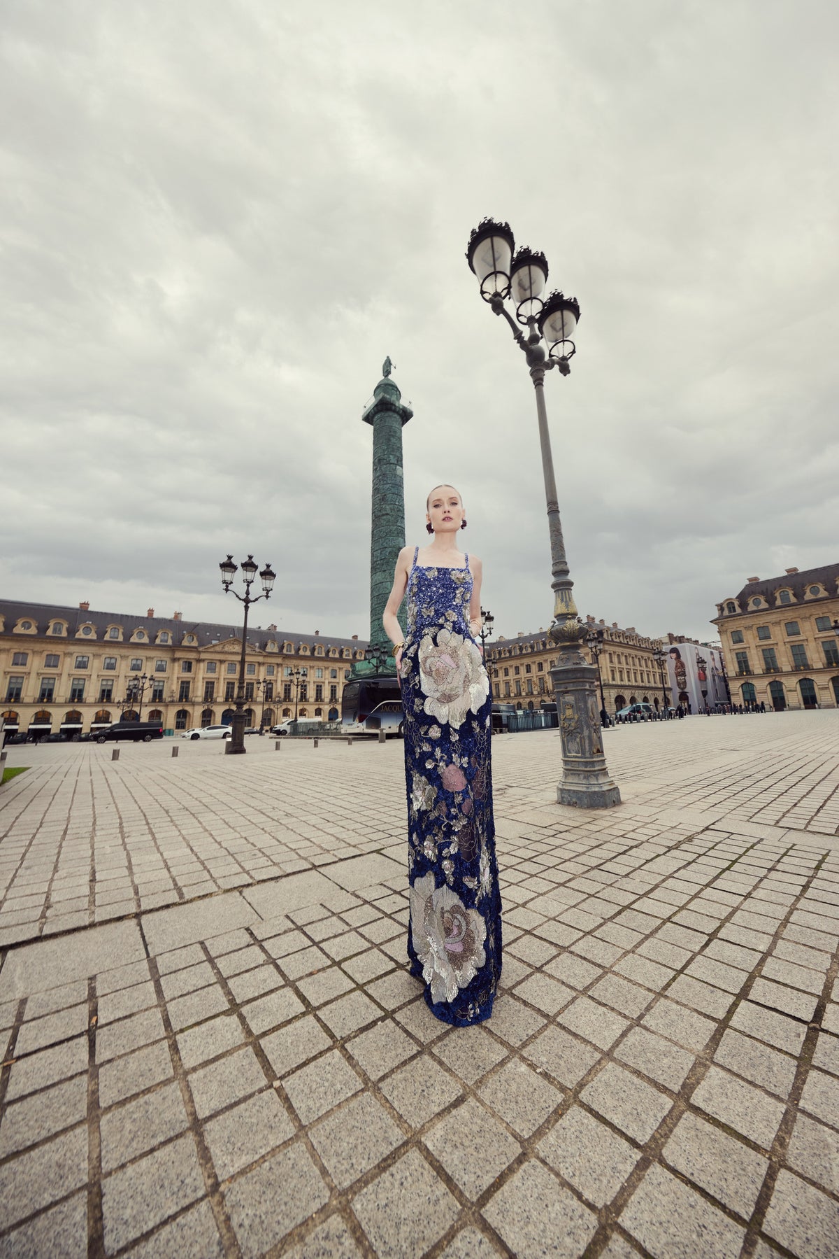 Velours De Minuit Dress | Navy Blue