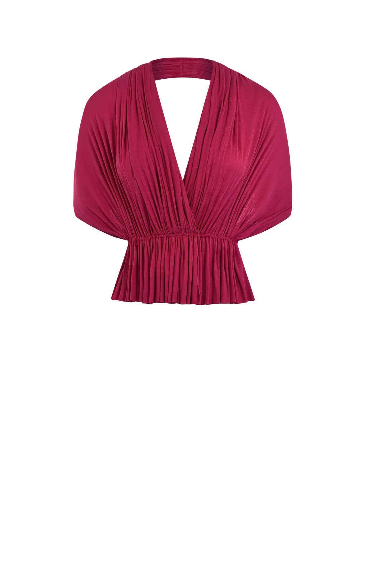 Silk Tulle Top | Pink