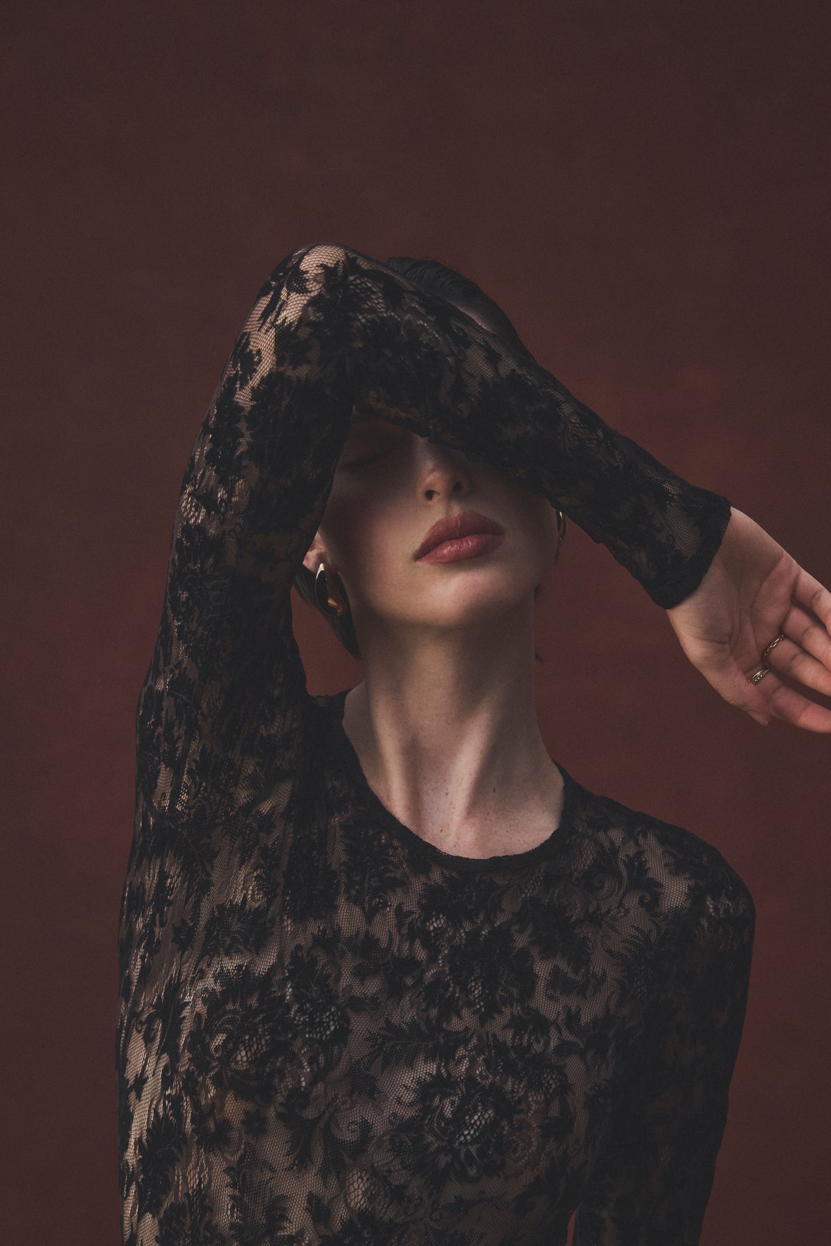 Carmina Dress | Black Japanese Lace