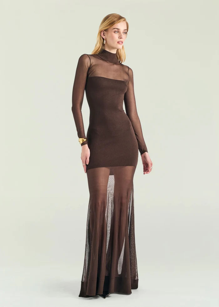Angie Knit Dress | Espresso