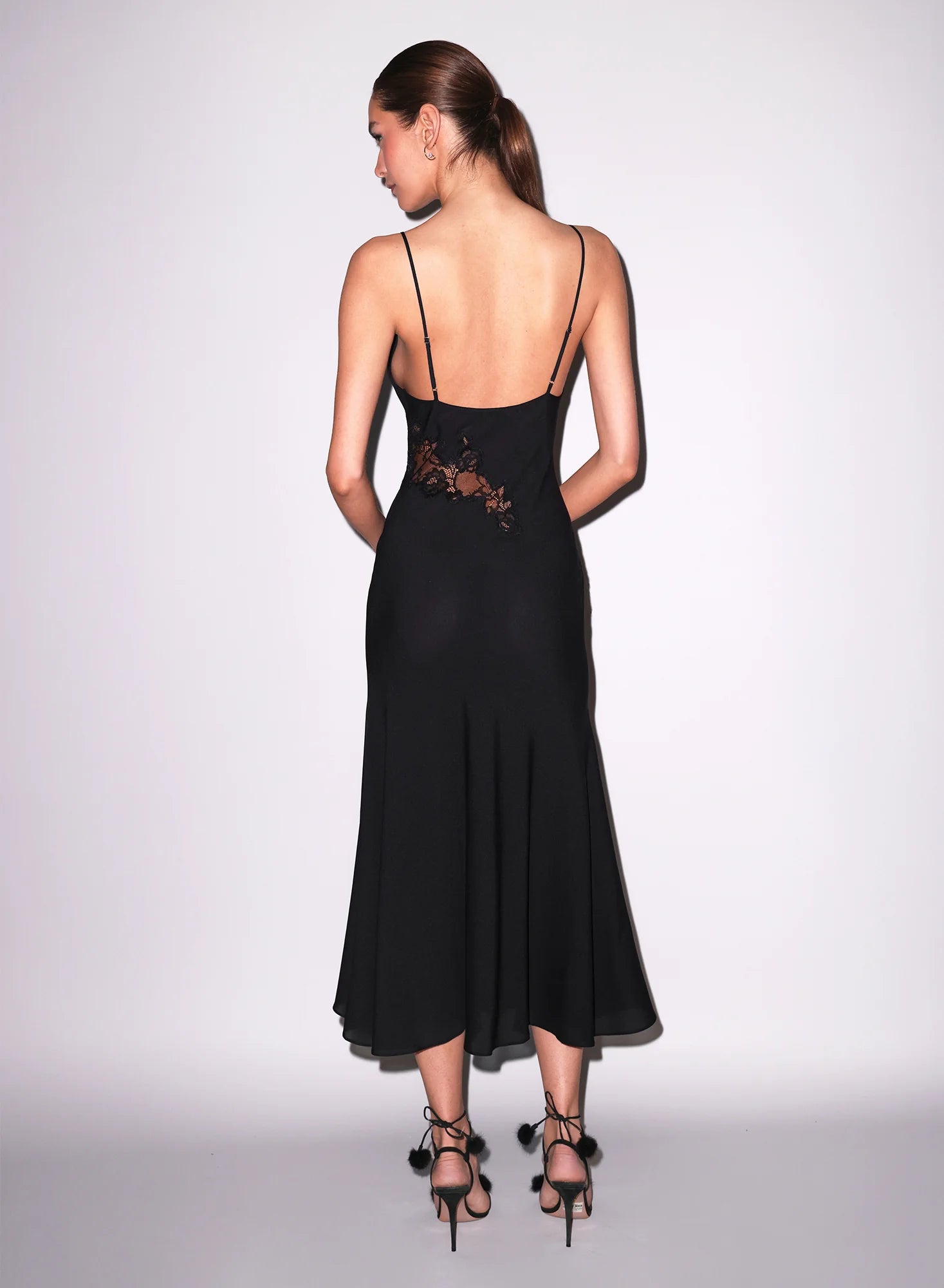 Juliet Lace Maxi Dress | Black