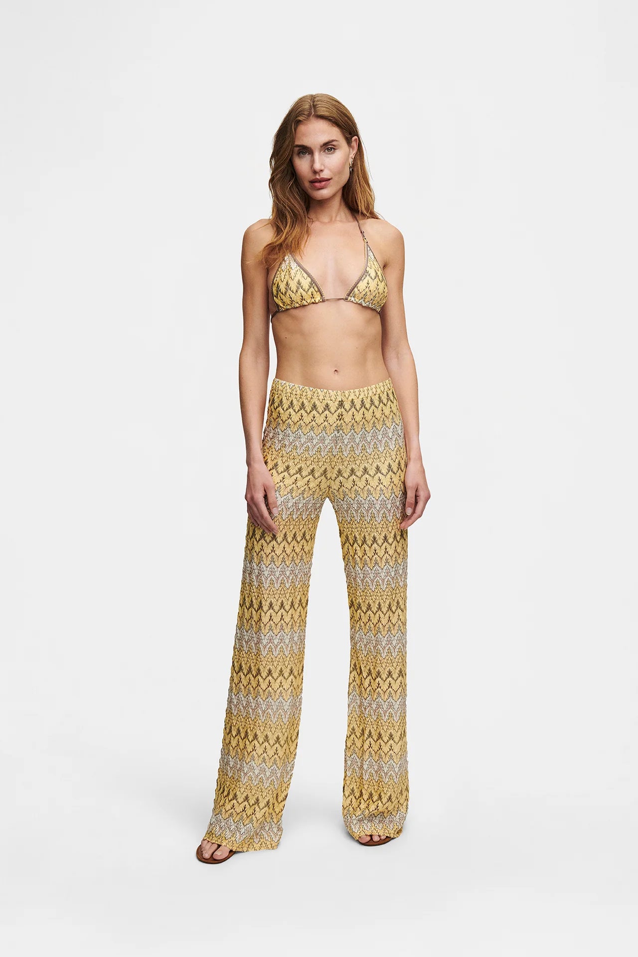 Knit Trouser | Yellow