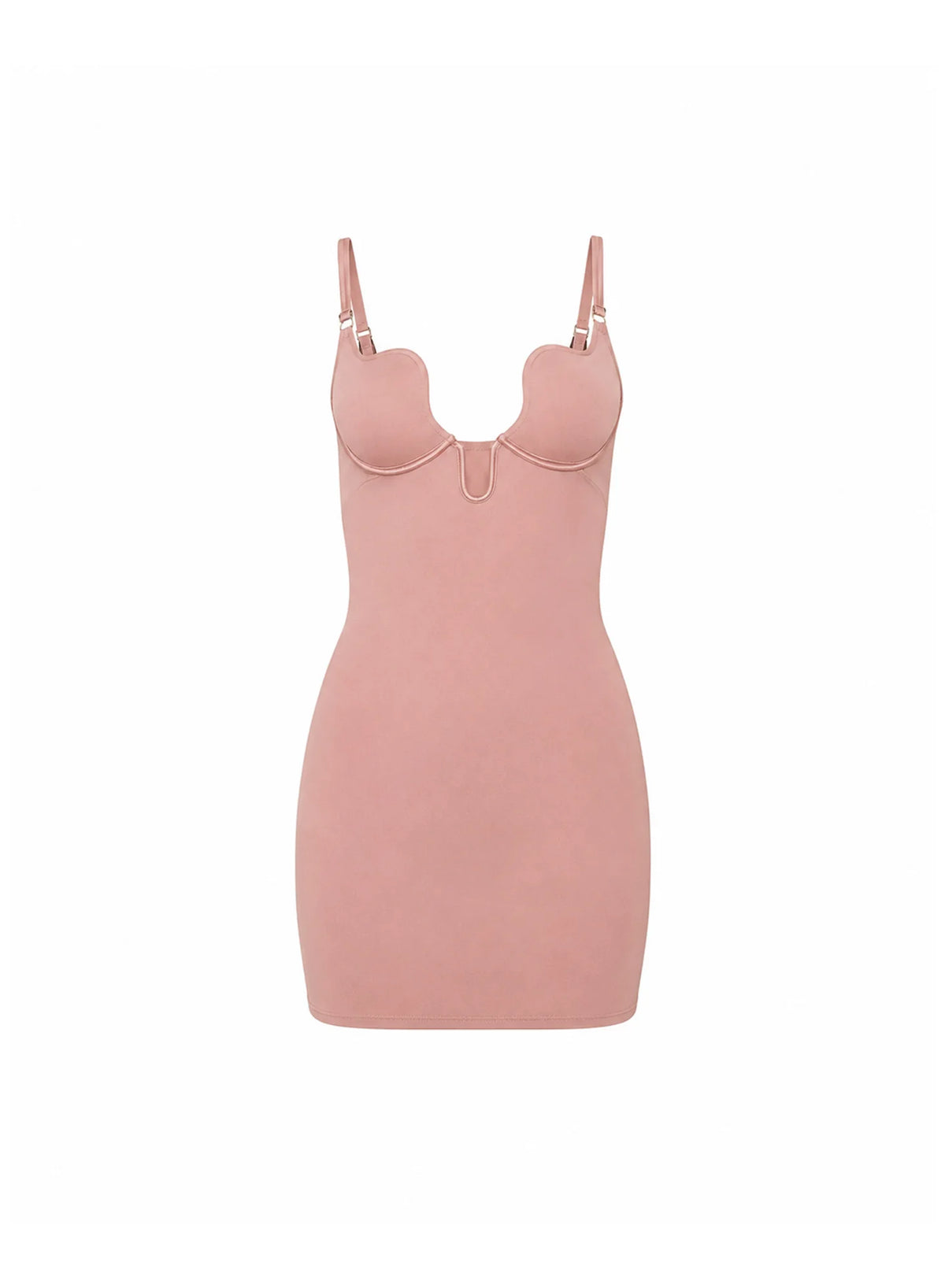 Seduce U-Plunge Mini Slip | Tan