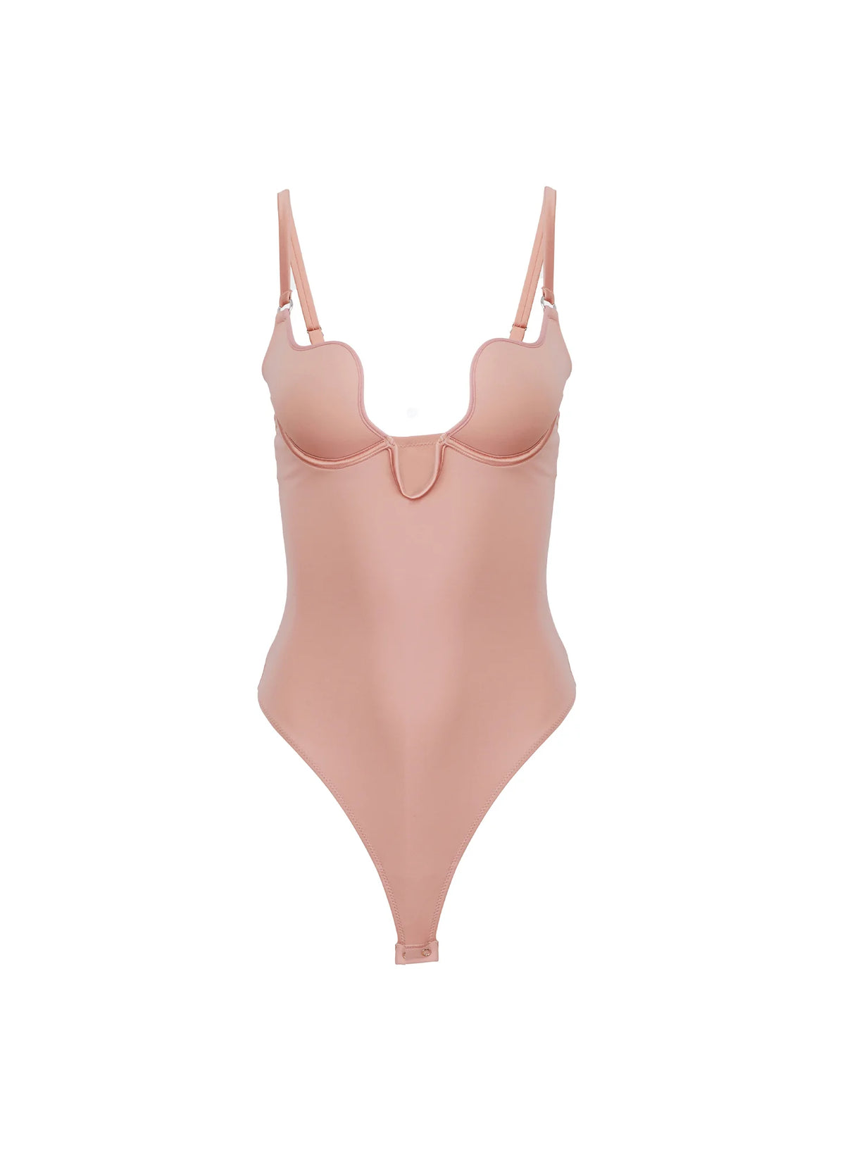 Le Stretch Micro Seduce U-Plunge Bodysuit | Tan