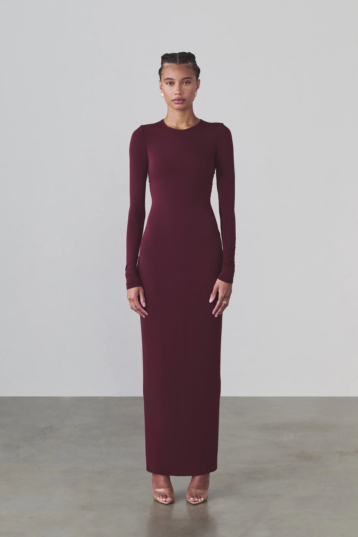 Carmen Maxi Dress | Burgundy