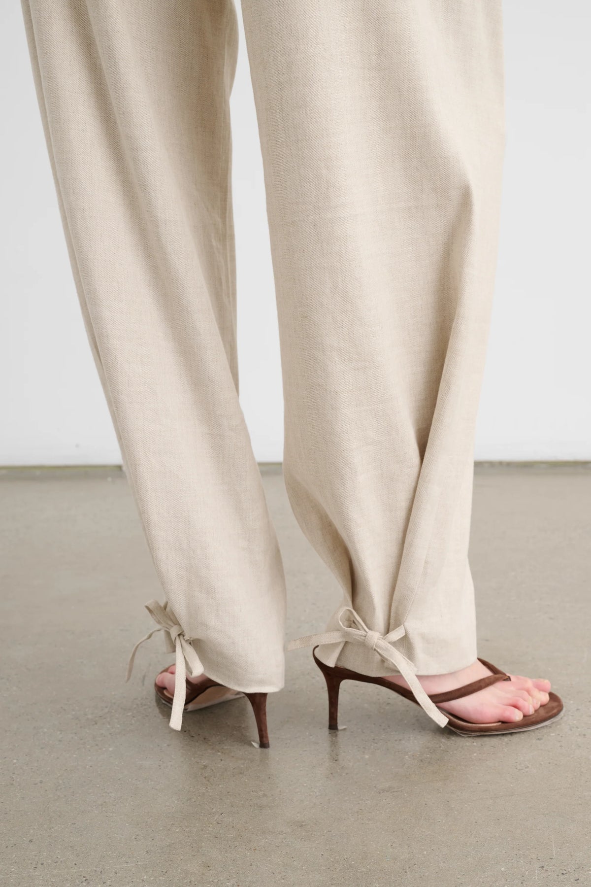 Elowen Pleated Pant | Desert