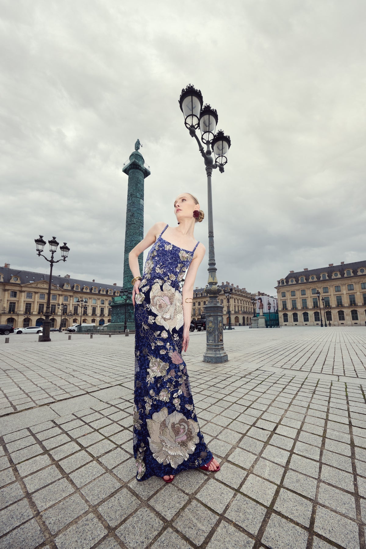 Velours De Minuit Dress | Navy Blue