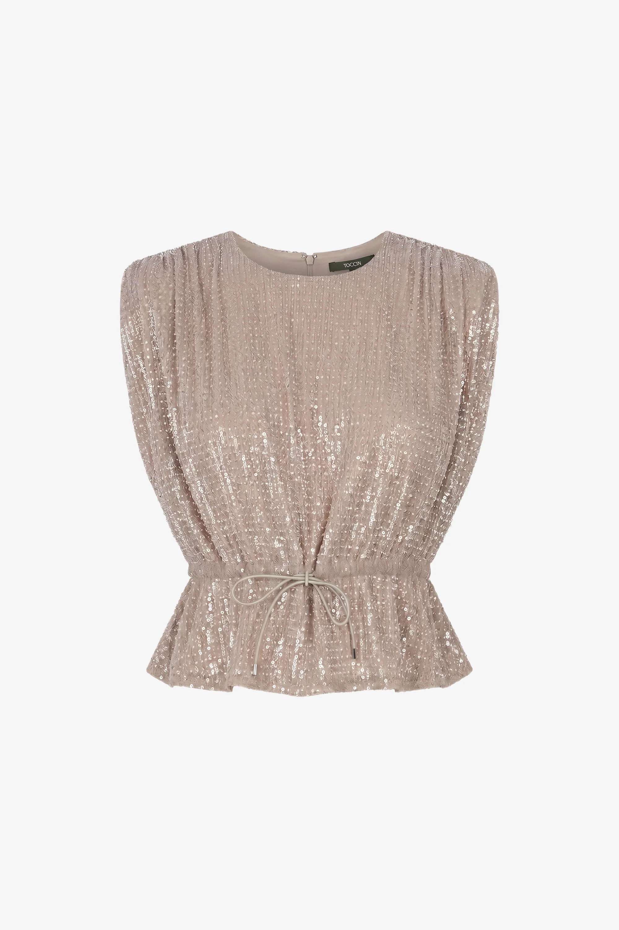 Talon Strong Shoulder Top | Taupe