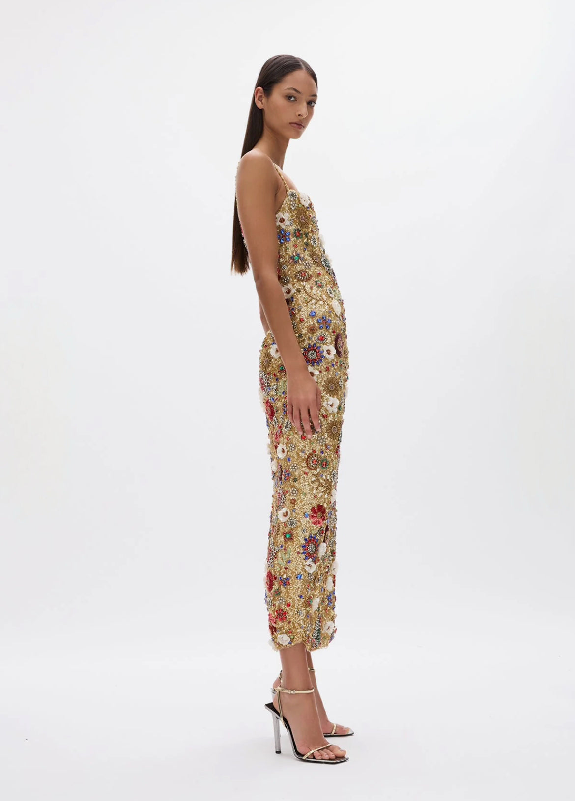 Francesa Dress | Gold