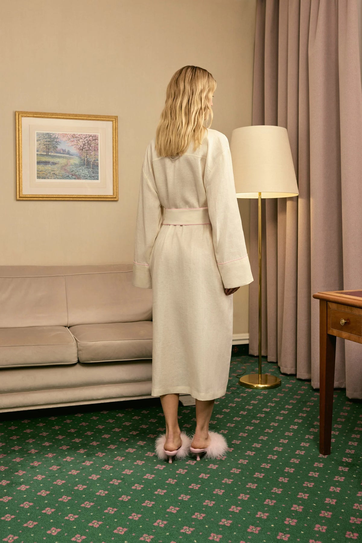 The Rose Linen Robe | Milk