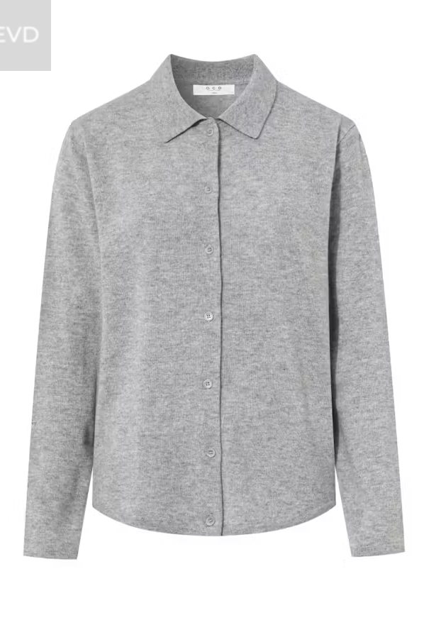 Kadri Cashmere Dress Shirt | Grey