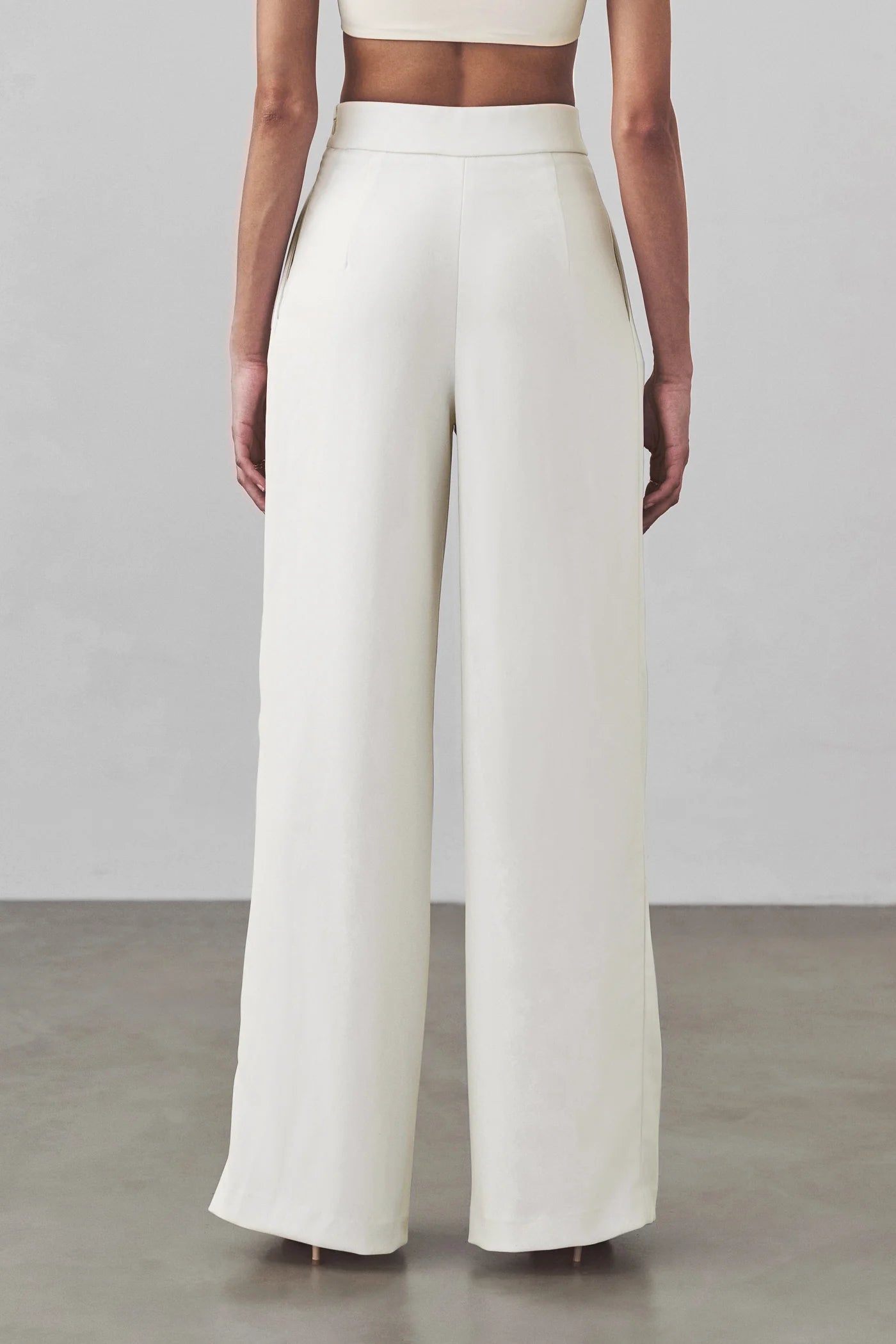 Marissa Pants | White Crepe