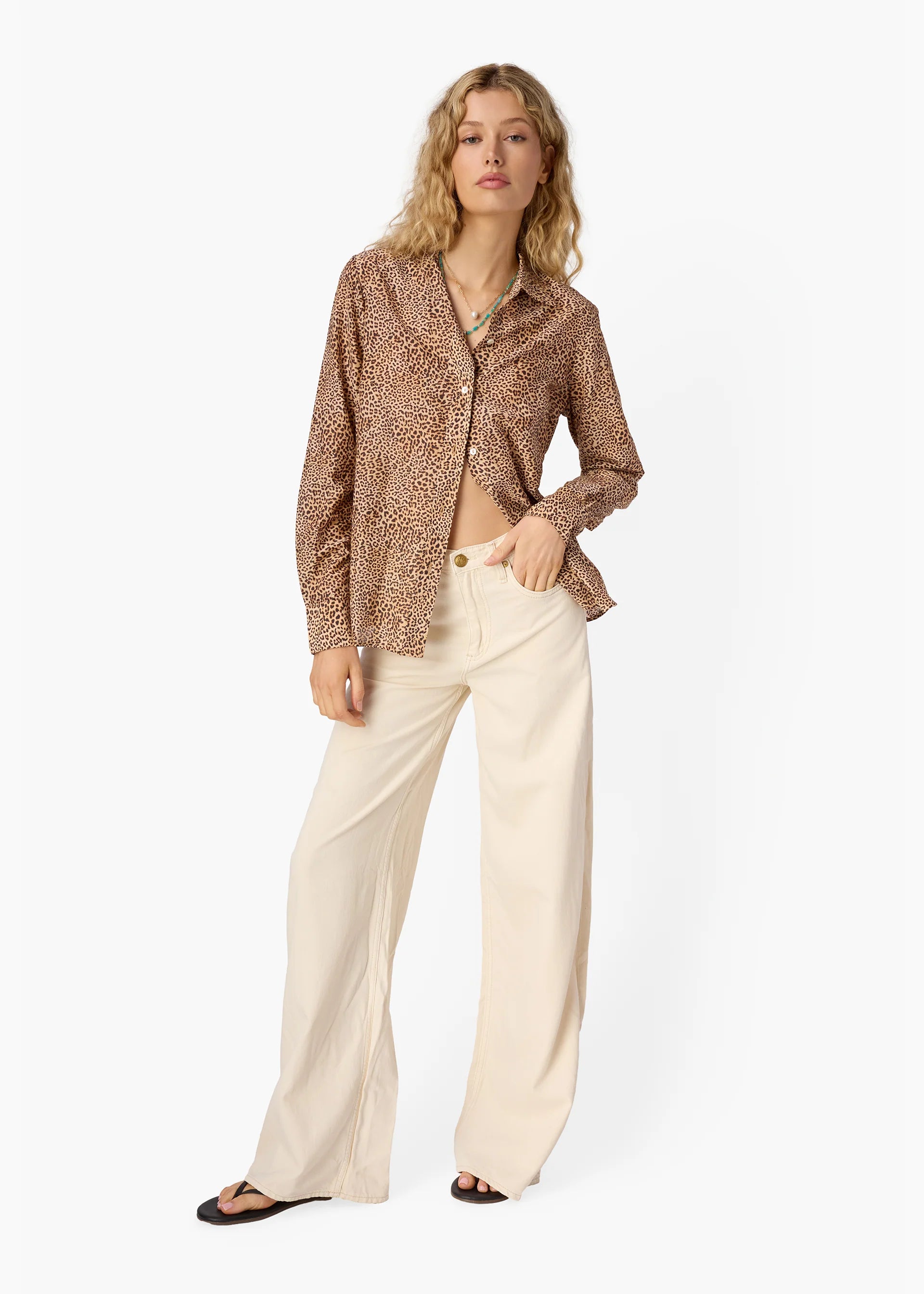 Rafella Silk Cotton Top | Leo
