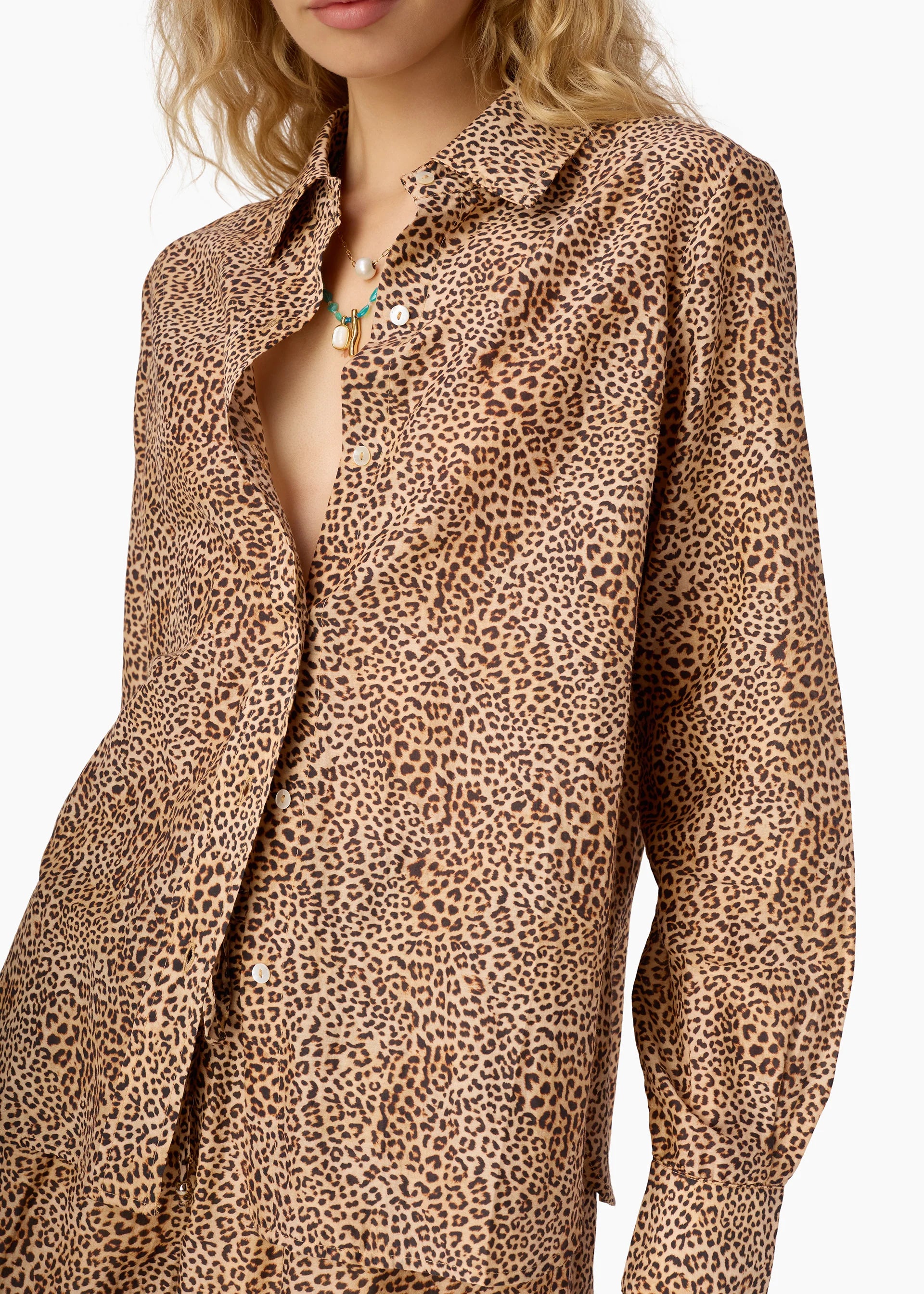 Rafella Silk Cotton Top | Leo