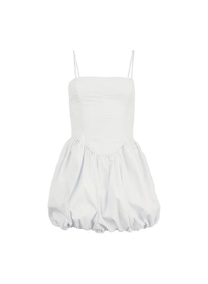 Fleur Du Mal Poplin Bubble Dress