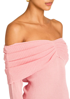 Seroya Xen Knit Mini Dress | Coral Blush
