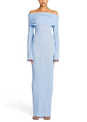 Seroya Galleria Maxi Dress | Powder Blue