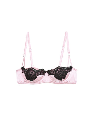 Fleur Du Mal Eve Balconette Bra | Baby Rose