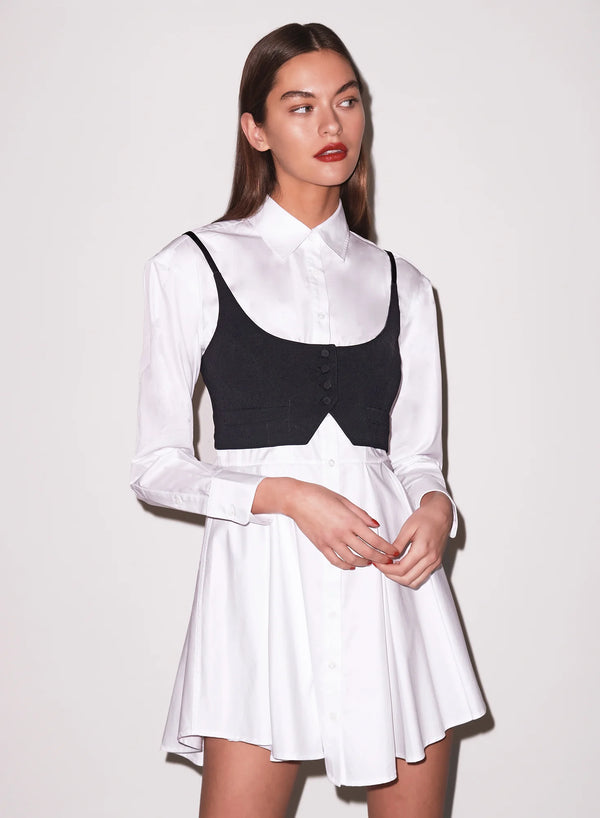 Fleur Du Mal Maxwell Cropped Vest