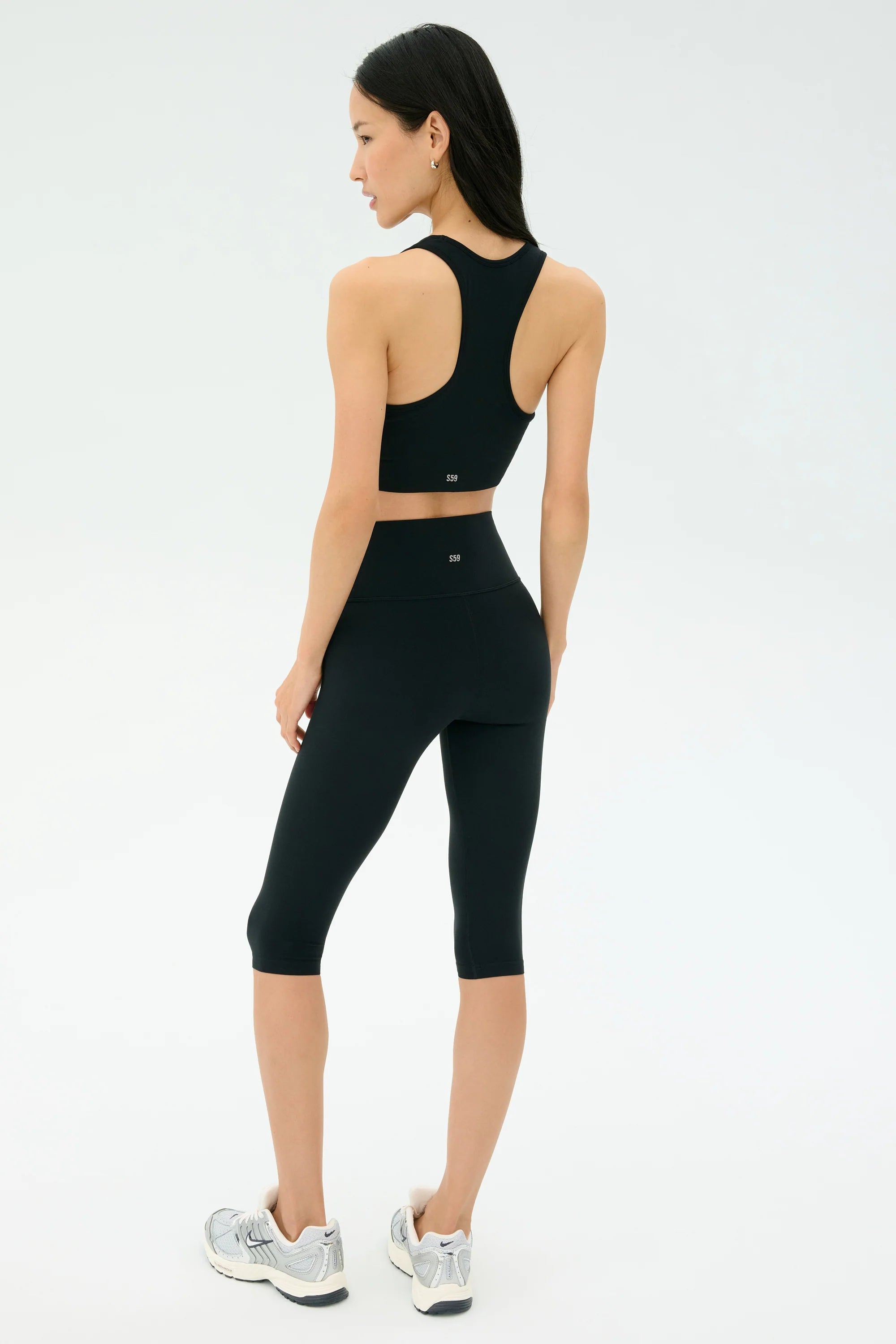 Airweight Bra with Ruching | Black