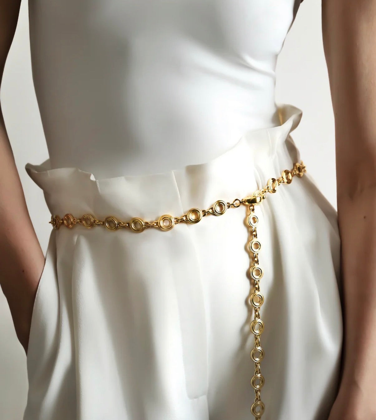 Elysees Belt |Gold