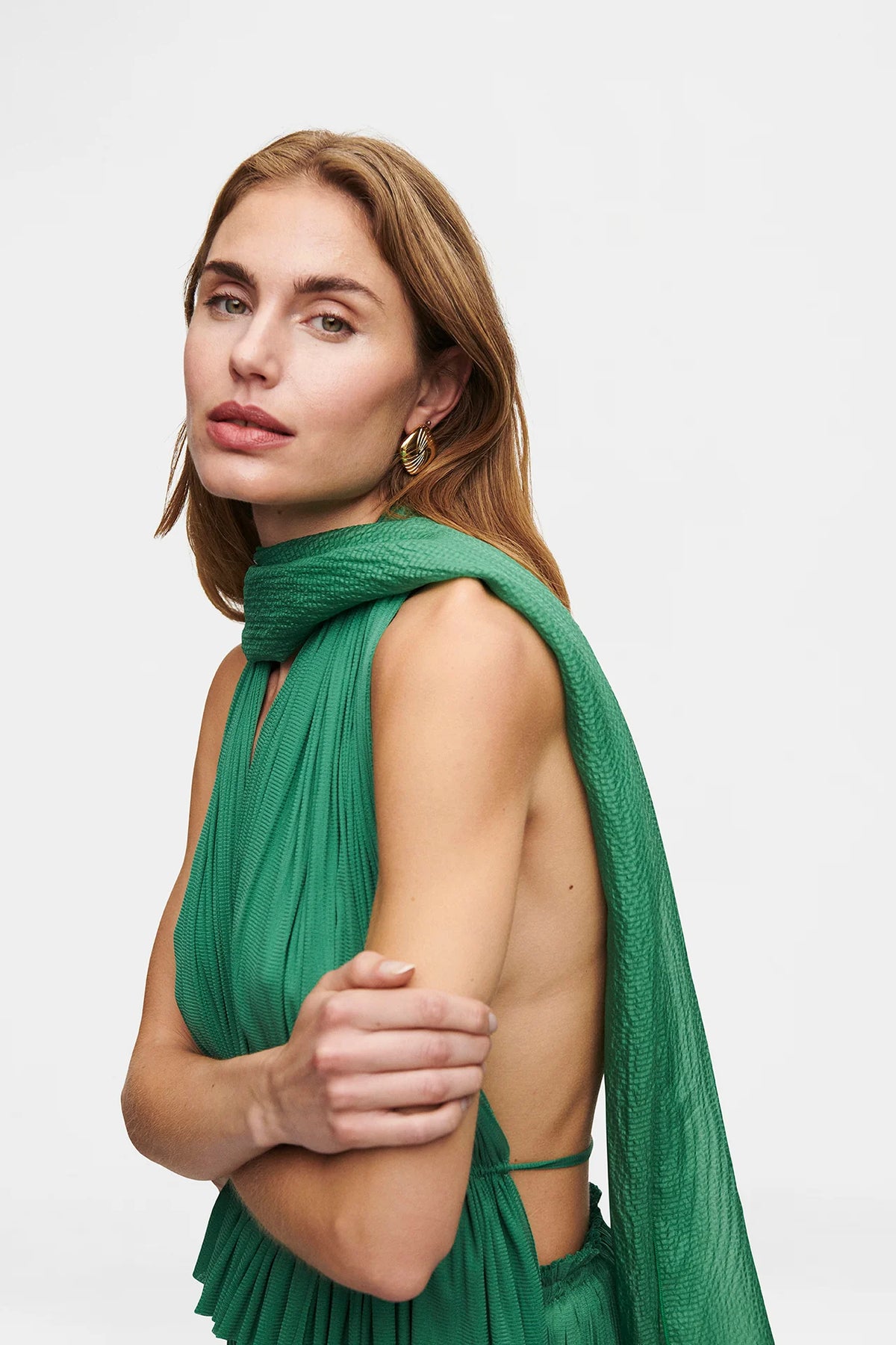 Silk Scarf | Green