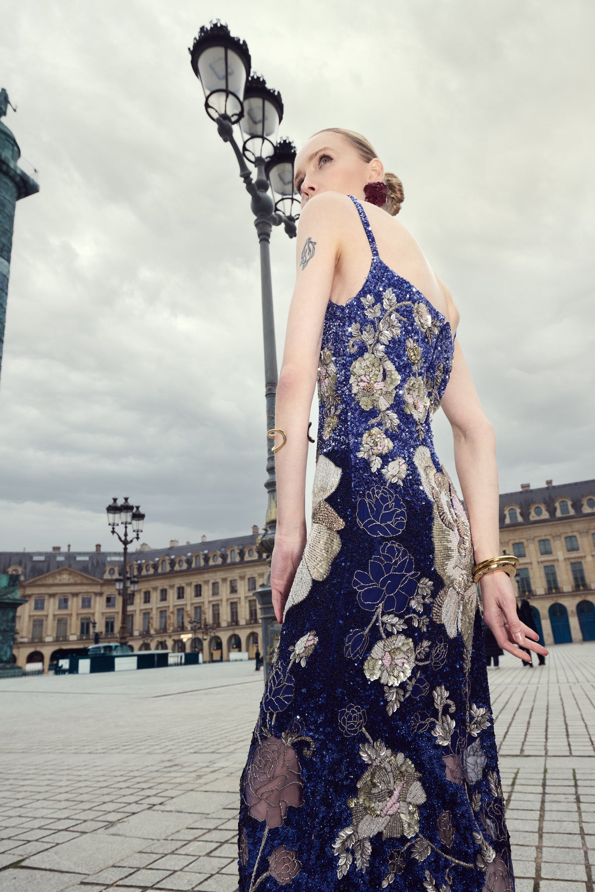 Velours De Minuit Dress | Navy Blue