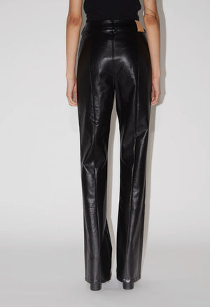 Saemdi Lace Up PU Pant