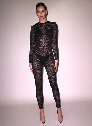 Fleur Du Mal Lace Catsuit