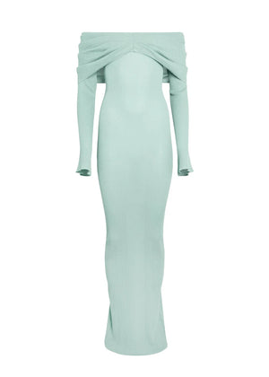 Seroya Xenia Knit Maxi Dress | Frosted Sea
