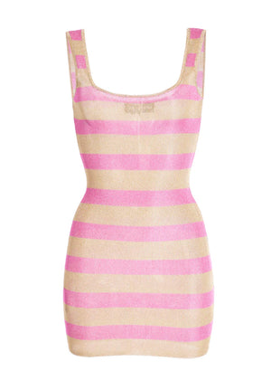 Seroya Benni Metallic Knit Mini Dress