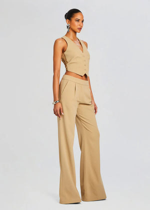 Sans Faff Jessica Transparent Vest | Camel