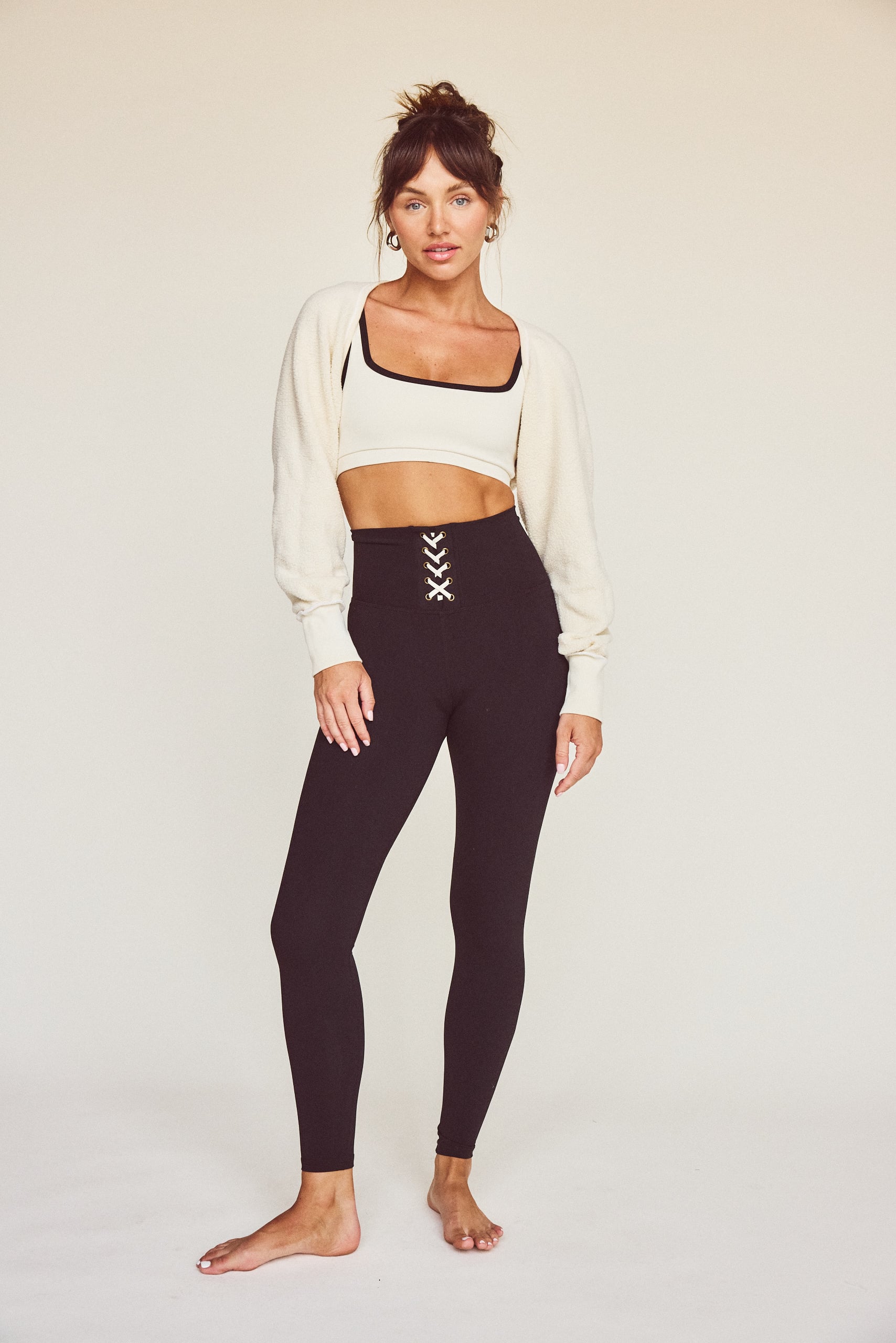 Kennedy Legging | Black & Shell