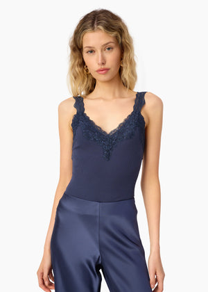Cami NYC Lani Rib Knit Tank | Harbor