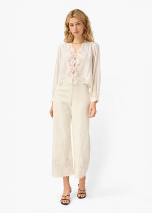Cami NYC Yuri Blouse | Macadamia