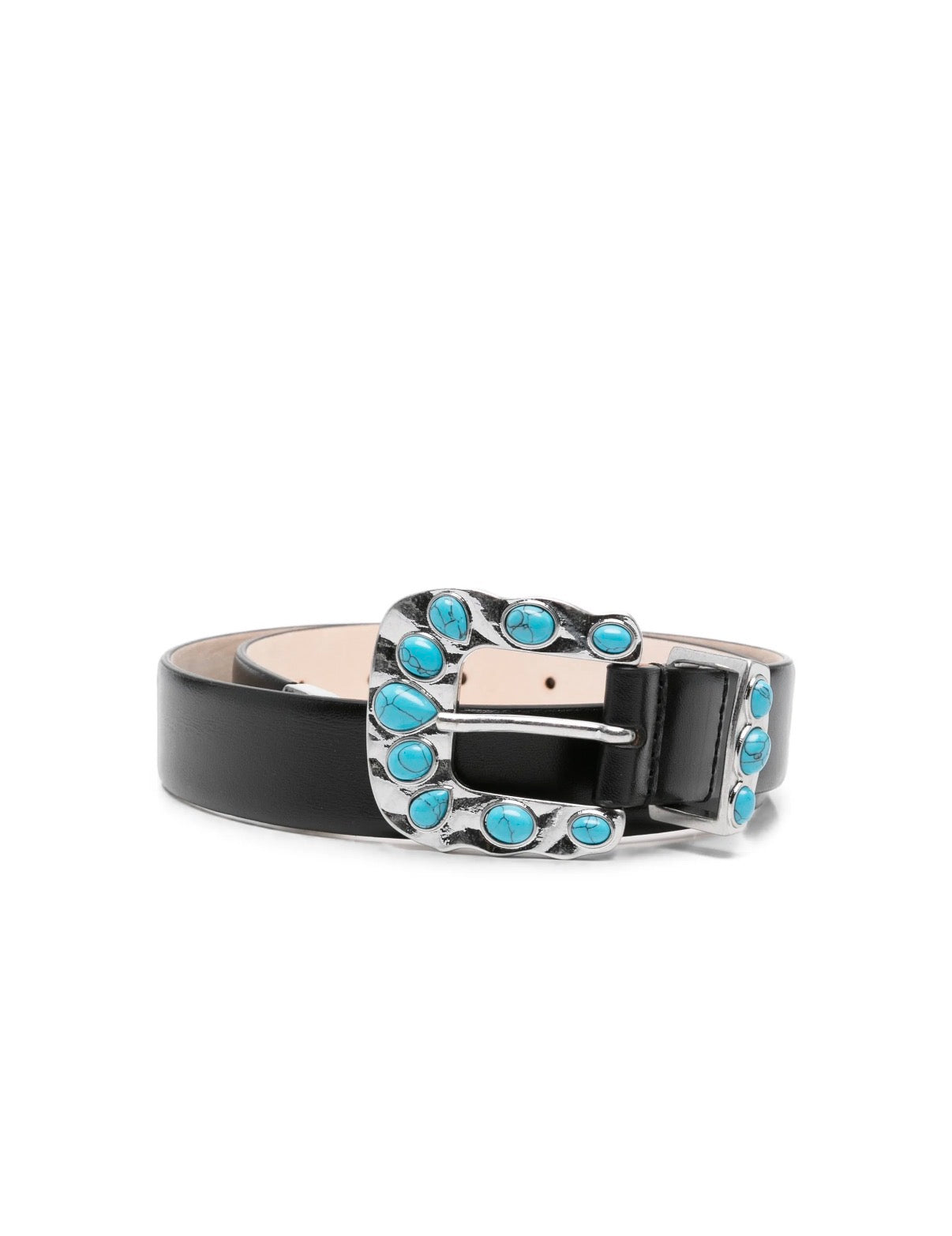 Juna Turquoise Belt | Black