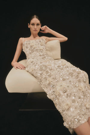 Rachel Gilbert Francesca Gown | Ivory