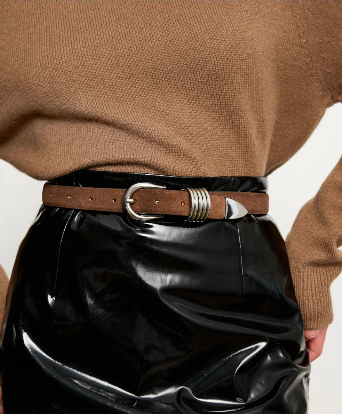 Hollyhock | Chocolate Suede
