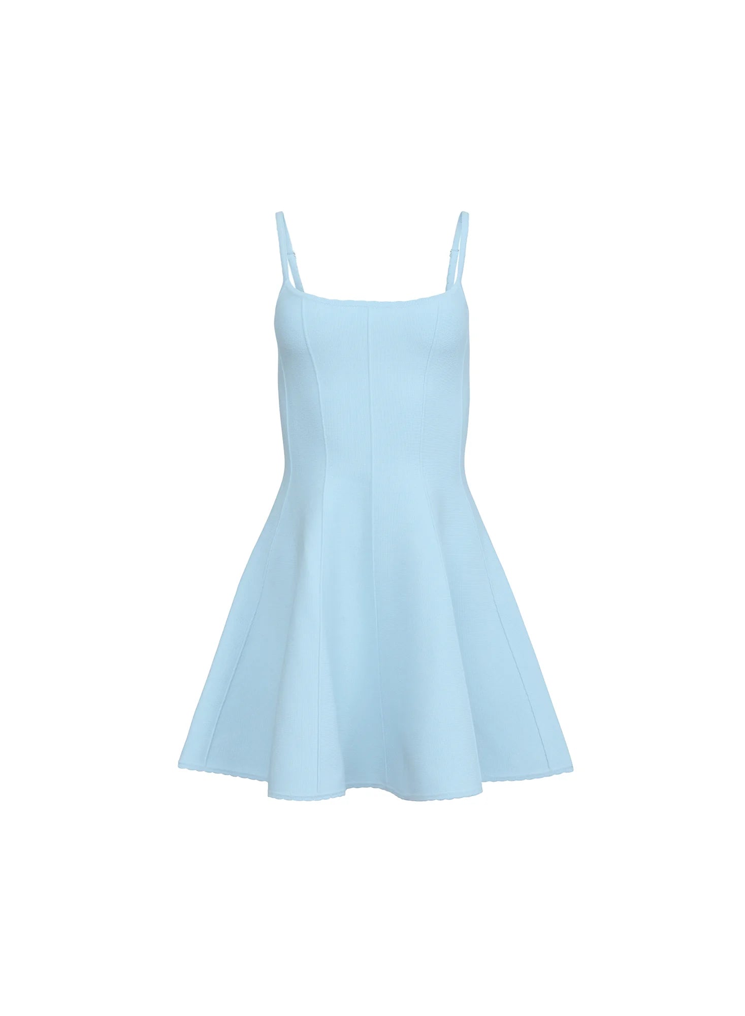 Flared Corset Dress | Light Sky