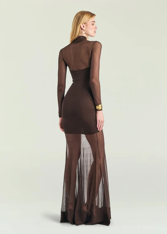 Angie Knit Dress | Espresso