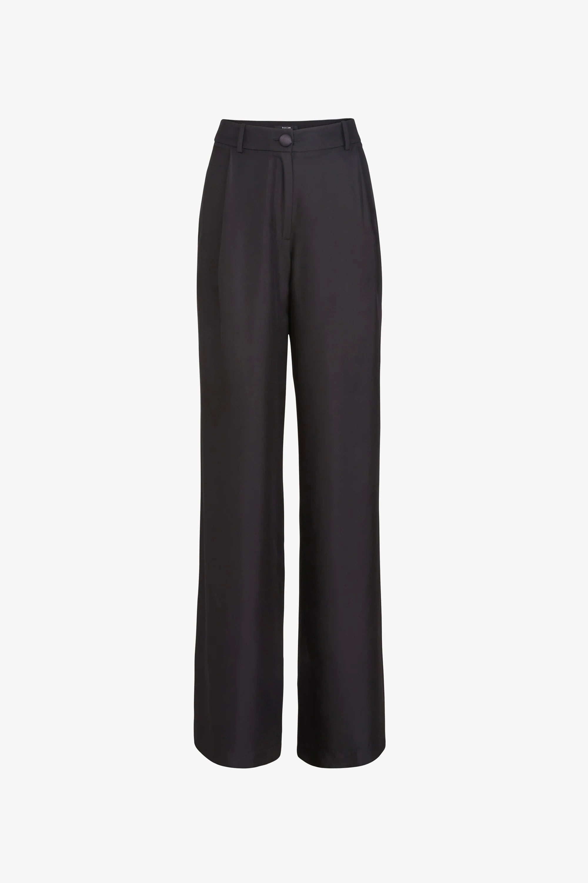 Solara Silk Pleated Wide Leg Trouser
