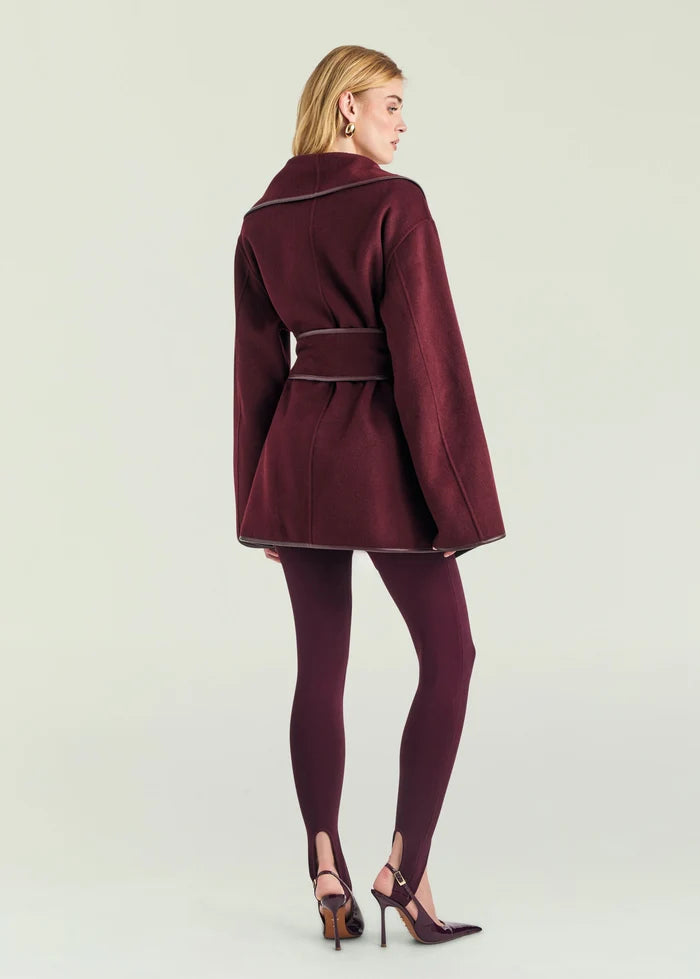 Kelsey Dulcetta Wool Coat | Bordeaux