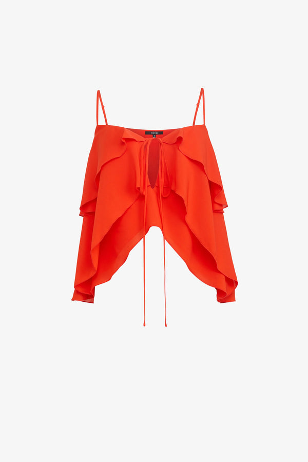 Toccin Danica Tiered Cami | Tomato