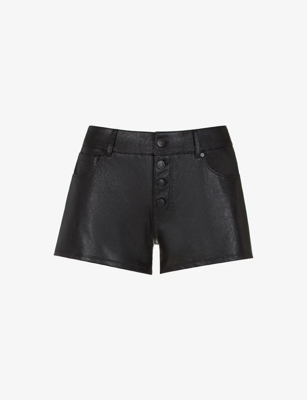 Commando Faux Leather Five-Pocket Short