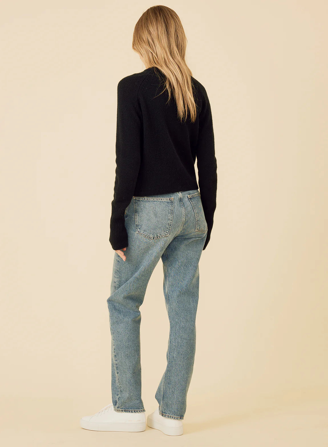 Blakely Cashmere Crewneck | Black