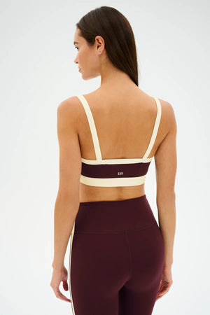 Splits 59 Monah Rigor Bra | Dark Cherry