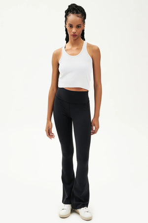 Splits 59 Ashby Rib Crop | White